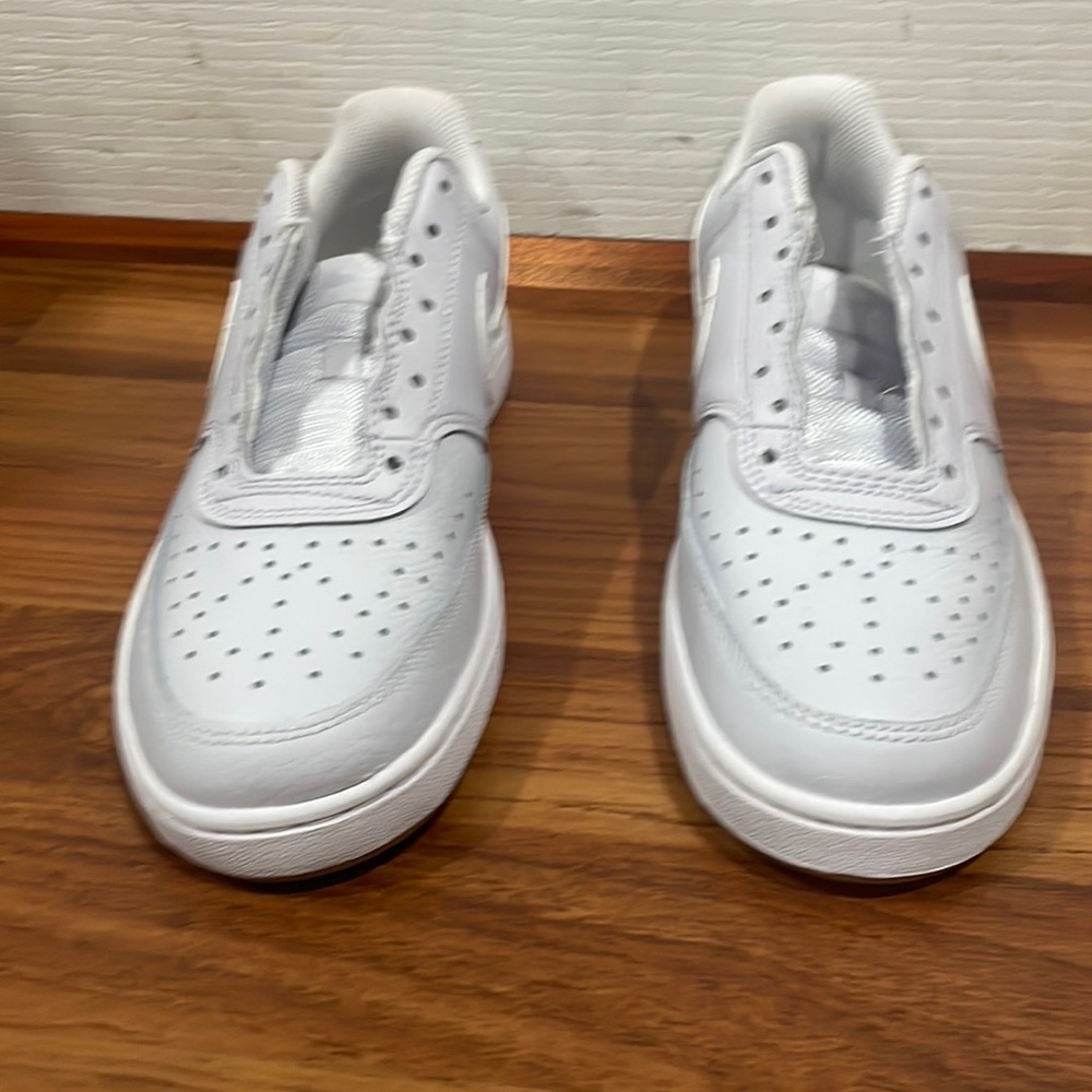 Gray Nike Court Vision Low